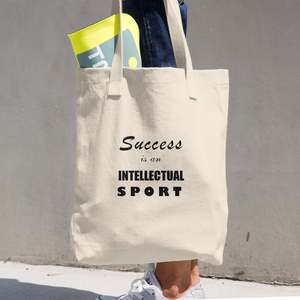 Success Is An Intellectual Sport Cotton Tote Bag